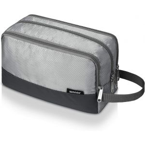 MAA-Trousse de Toilette Homme Voyage Sac de Toilette Accessoires de Voyage Trousse Toilette Trousse Maquillage Femme Organisateurs de Toilettes(A - Gris) - Neuf