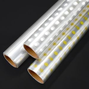 3 Rouleaux De Cellophane Transparent Plié Double 84cm X 6m, Rouleau De Papier D'emballage En Cellophane Transparent Pour Paniers, Emballage Cadeau D'anniversaire - Neuf