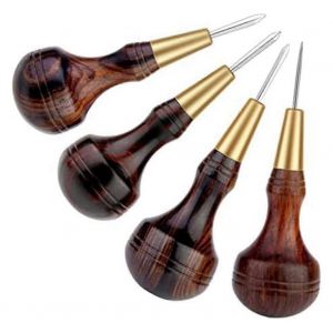 Articles en cuir faits à la main DIY Poinçon diamant en bois de santal Cône diamant en bois de rose Poinçon en cuir Cône diamant A - Neuf