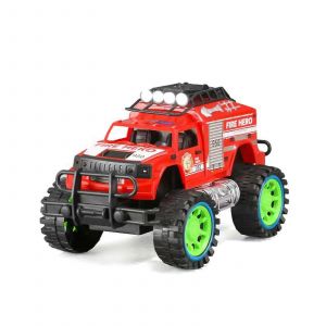 Children's Toy Stunt Car, Large Size 8.85*5.7*5.11in Children'S Off-Road Dynamic Non-Slip Car, Off-Road Inertial Car Christmas Gifts Toys for Boys and-Rouge - Neuf