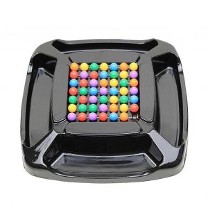 Jeu d'&eacute;checs color&eacute; et amusant avec boules arc-en-ciel assorties, avec 48 ou 80 perles color&eacute;es. - Neuf