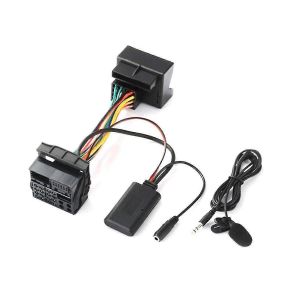 C&acirc;ble Adaptateur Audio AUX Bluetooth 5.0 + Microphone externe pour Opel CD30 CDC40 CD70 DVD90 pour Opel - Neuf