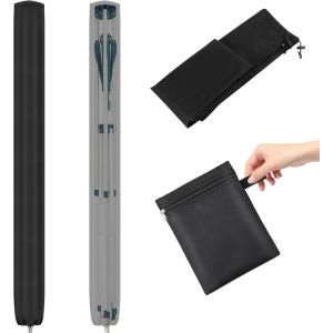 KALANKA-Housse pour Sechoir Tissu Oxford 600D Housse Sechoir Parapluie avec Rangement et Fermeture &eacute;clair Imperm&eacute;Able Durable Protection Etendoir Linge pour Ext&eacute;rieur(180x16x16cm) - Neuf