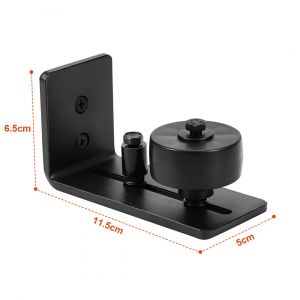 Guide Sol Porte Coulissante Rouleau de guidage au sol, guidage de porte, ferrure de porte coulissante murale r&eacute;glable&iquest;2 pi&egrave;ce&iquest; - Neuf