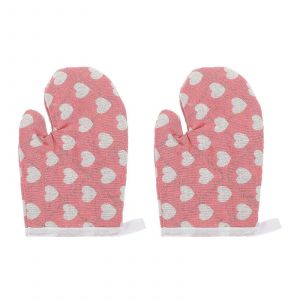 2Pcs Gants de four pour enfants Cuisine Gants résistants à la chaleur Polyester Micro-ondes Gants de four Mitaines de cuisson pour enfants - Neuf