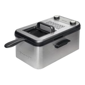 Brandt FRI4200 - Friteuse - 4.2 litres - 3 kWatt - acier inoxydable - Neuf