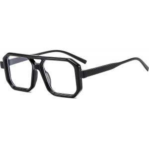 Lunettes De Soleil Pilote Rétro Femmes Hommes Lunettes De Soleil Pilote Des Années 70 Lunettes De Soleil Vintage Carrées À Double Pont Protection Uv400 - Neuf
