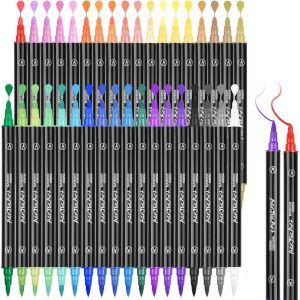 Meimie-36marker De Peinture Acrylique,Opaque À Base D'eau À Séchage Rapide Diy Artists Dessinmarqueurs Pour Le Scrapbooking,Toile,Verre 2mm / 3mm - Neuf