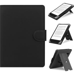 Guop-Universel Étui Pour 6.8 Pouces,7 Pouces Ereader Compatible Pocketbook/Tolino/Sony E-Book Reader Kindle Paperwhite/Kobo Clara Hd/Kobo Clara 2e,6"",6.8"",7"" Coque Housse Avec Support,Noir - Neuf