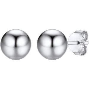 Boucles D'oreilles En Argent Sterling 925 Clous D'oreilles Coeur/&Eacute;toile/Lune/Cercle/Ronde Plaqu&eacute; Platine/Or 18k/Or Rose Cadeau Saint Valentin Boucles D'oreilles Sets Femme Fille - Neuf