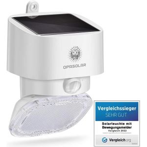 2000lm Lumiere Lampe Solaire Exterieur, Eclairage Exterieur Solaire, Applique Murale Exterieur Led Exterieur Etanche, Projecteur Led Lampe Solaire Exterieur Detecteur De Mouvement Pour Jardin - Neuf