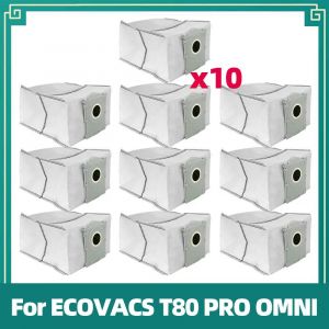 Compatible Avec Ecovacs T80 Pro Omni/T80 Omni.Pièces De Rechange Pour Aspirateur Robot : Brosse Principale,Chiffon De Nettoyage,Brosse Latérale,Sac À Poussière,Filtre Hepa.Set 11. - Neuf