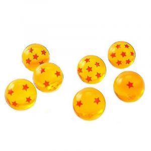 7PCS 27mm Dragon Bouncing Boules 3-Dimensionnel Star Bouncy Ball Jeu Cristal R&eacute;sine Boule Cadeau Birthda - Neuf