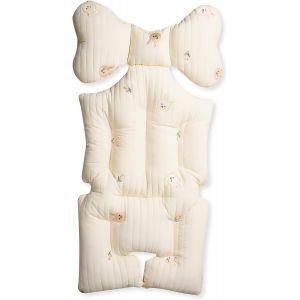 Doux Coussin De Si&egrave;ge Pour Poussette,&Eacute;pais Coton Coussin De Poussette B&eacute;b&eacute; Coussin R&eacute;ducteur De Landau Universel Pour Poussette Landau Si&egrave;ge Voiture Chaise Haute(Ours) - Neuf