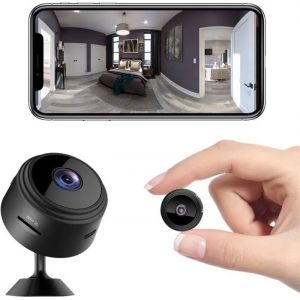 Mini Cam&eacute;ra Espion - Non sp&eacute;cifi&eacute; - 1080P - Wifi - D&eacute;tection de mouvement - Noir - Neuf