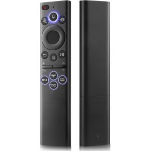 VornixorSarlshop-T&eacute;l&eacute;commande-vocale-pour-Samsung-Smart-TV, Universelle BN59-01385A Telecommande-pour-Samsung-TV - Crystal UHD Neo QLED Micro Monitor Frame Series - Neuf