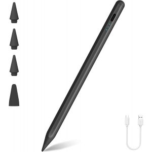 Stylet Pour Ipad (2018-2022), Charge Rapide, Fonction D'inclinaison, Reject De Paume, Stylus Pen Compatible Avec Apple Ipad 10/9/8/7/6 Gén, Ipad Pro 11/12,9"", Air 5/4/3, Mini 6/5 - Neuf