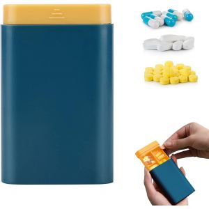 1pc Portable Mini Boîte à pilules Petite Pilule de Cas Hebdomadaire de Voyage Pilule Organisateur de Petites PP Boîte de médicaments de la Médecine de la Vitamine Organisateur - Neuf