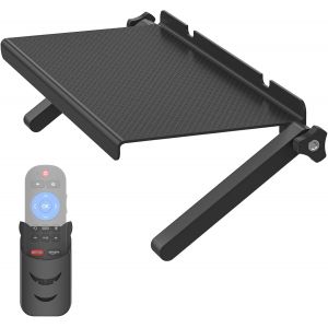 CMWX-Étagère supérieure réglable de, Support de Montage pour téléviseur pour appareils de Streaming, boîte à câbles, routeur et décoration d'intérieur, Support de Rangement pour TV, Noir - Neuf