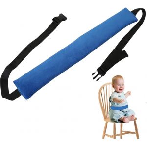 1 Pi&egrave;ces Harnais Chaise Haute Bebe, Harnais Bebe Chaise, Ajustable Ceinture De S&eacute;curit&eacute; Pour Poussette, Pour Chaises Hautes, Chaises De Salle &Agrave; Manger(Bleu) - Neuf
