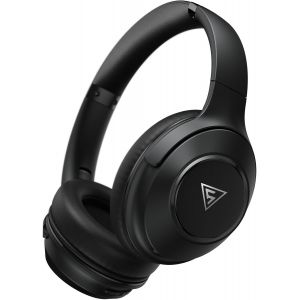 KALANKA-Casque Bluetooth 70H avec 3 Modes EQ,Bluetooth 5.3, Casque Bluetooth sans Fil 70H Dur&eacute;e Lecture, Cache Oreilles prot&eacute;ines Souples, Casque avec st&eacute;r&eacute;o HiFi Microphone pour Voyage/Travail/Vie - Neuf