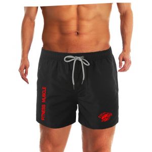 Bermuda Short De Plage Pour Hommes,Doublure En Maille,Pantalon De Bain,Séchage Rapide,Surf,Short De Plage,Fitness,Muscle,Pantalon De Sport Aquatique,Été-Xxxl-L - Neuf