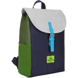 KALANKA-Sac à Dos Enfant Garçons & Filles Bleu - Sac Junior Liam conçu à partir de Bouteilles en Pet recyclées, Sac pour Enfants de la garderie, Maternelle et École, Hydrofuge sans BPA - Neuf