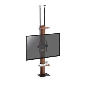 Support sol-plafond pour &eacute;cran TV 32"-65", Hauteur r&eacute;glable 200-260 cm - Neuf