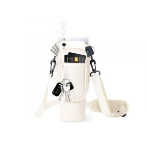 Sac De Transport Pour Bouteille D'eau Stanley De 1 134 Ml Avec Sangle R&eacute;glable &iquest; Blanc - Neuf