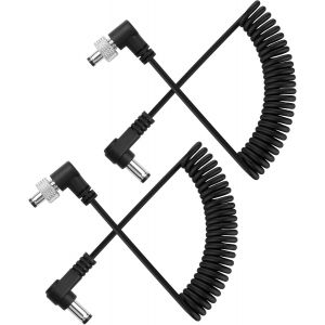 Câble d'alimentation CC avec vis de fixation - 5,5 mm x 2,5 mm - Fiche à 90° - Rectangulaire - Câble d'alimentation DC5525 - Neuf