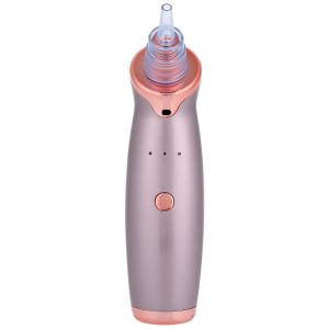 Appareil D'aspiration Sous Vide Pour Eliminer Les Points Noirs Et Les Peaux Mortes, 4 Tetes Remplacables, Nettoyeur De Pores, Or Rose - Neuf