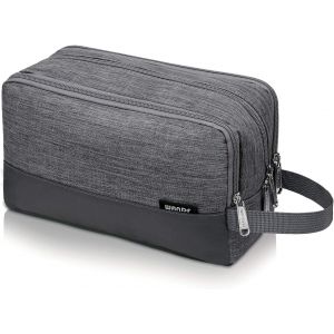 TZF-Trousse de Toilette Homme Sac de Toilette Accessoires de Voyage Trousse Maquillage Femme Organisateurs de Toilettes(A - Denim Grey) - Neuf