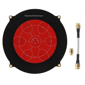 Antenne patch triple alimentation FPV 5,8 GHz SMA directionnelle a polarisation circulaire pour drone FPV RC - Neuf