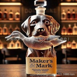 Bouteille De Whisky Chien De Chasse, Bouteille De Whisky Amusante, Bouteilles De Vin En Verre Representant Un Chien De Chasse, Carafe Decorative Pour Chien De Chasse, Pour Bar, Maison, Hors Saison - Neuf