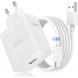 Lbgwp60-Chargeur Super Vooc 120w Pour Realme Gt 7 Pro 7t 6t, Chargeur Usb C Secteur Charge Rapide Pour Oppo Find X8 X5 Reno 14 13f 12f A80 Oneplus 13 12r Nord 4 Ce 4 Lite Pour Realme 14 13 12 Pro+ 12 - Neuf