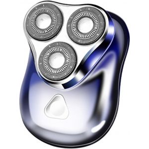 Mini Rasoir &Eacute;lectrique Pour Hommes, Rasoir Portable Pour Hommes Avec Double Lame, Rasoir &Eacute;lectrique Pour Hommes Ipx7, Rasoir &Eacute;lectrique Portable Type C Rechargeable Triple Head Razor Electric - Neuf