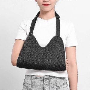 Sling De Bras,Immobilisateur D'épaule En Maille Réglable Sling De Bras Pour La Douche Support De Coude D'épaule Médical Respirant Pour Les Femmes Et Les Hommes,S'adapte Au Bras Gauche / Droit - Neuf
