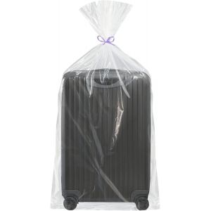 Lot De 5 Grandes Bo&icirc;tes De Rangement En Plastique Transparent Extra Larges De 101,6 X 152,4 Cm Pour Bagages, Val S, Meubles, 5 Sangles Incluses - Neuf