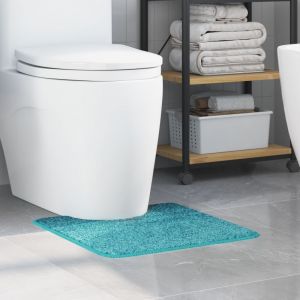 vidaXL Tapis de bain Turquoise 50 x 50 cm Polypropyl&egrave;ne - Neuf