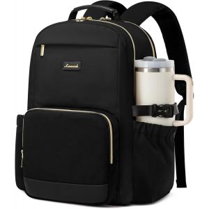 acdsgd-Sac &agrave; dos pour femme avec poche pour grande gourde, pour ordinateur portable de 15,6 pouces, id&eacute;al pour le voyage, le travail, les affaires et les enseignants universitaires, &eacute;tanche. - Neuf