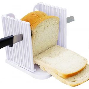 Trancheuse à pain pour machine à pain maison,planche à découper et guide de trancheuse,pliable et compacte - Neuf