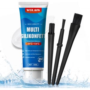 Graisse Silicone Alimentaire, Graisse Alimentaire Machine A Cafe, Graisse Machine À Café, Graisse Silicone, Graisse Universelle Pour Machines À Café, Joints, Joints Toriques, 50 Ml - Neuf