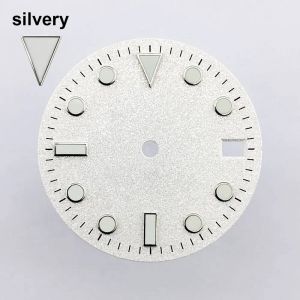 Pointeur De Cadran Gmt De Diam&egrave;tre 28.5mm,Adapt&eacute; &Agrave; L'assemblage De Mouvement Nh-34/35/36,Accessoires De Montre,Pi&egrave;ces Noir Blanc Bleu Vert Rouge.14 Silvery.28.5mm - Neuf