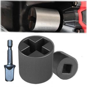 Universel Jack Cl&eacute; &Agrave; Douille Adaptateur Pour Perceuses &Agrave; Main De Haute Performance, Convertisseur De Prise, Le Changement De Pneus Outil Pour La Voiture De Jack - Neuf