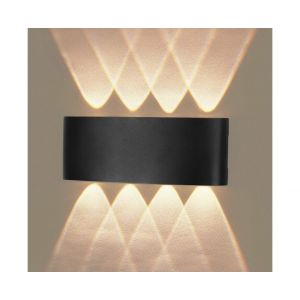 Lot De 2 Appliques Murales Solaires Led, &Eacute;clairage Haut Et Bas, Pour Int&eacute;rieur/Ext&eacute;rieur - Neuf