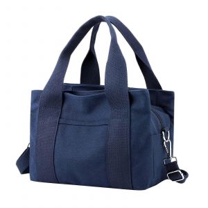 Femmes Sac &agrave; Bandouli&egrave;re Grande Capacit&eacute; de Toile Occasionnels Sac &agrave; main pour le Travail et les Voyages, Taille Standard, Couleur Bleu - Neuf