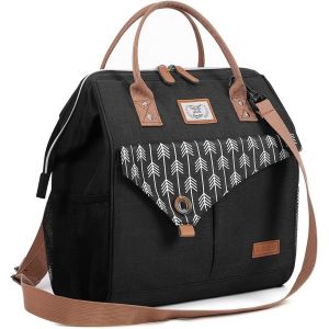 Sac Isotherme Repas Femme 11 L Lunch Bag Glaciere Souple Isotherme,Sac Repas Portable Multi-Usages Polyfonctionnel Et Étanche, Lunch Box Pour Étudian/Bureau-Gris - Neuf