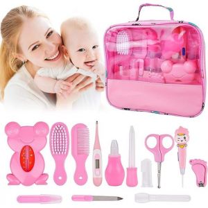 Trousse Complète De Premiers Soins Et De Soins Pour Bébé Avec 14 Accessoires Essentiels Pour Les Nouveaux Parents - Neuf