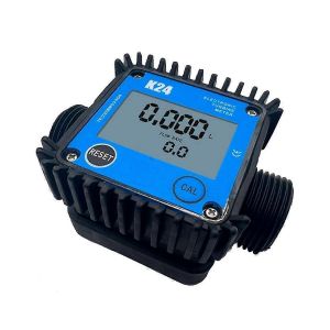 Débitmètre de carburant LCD K24 pour turbine Débitmètre de carburant numérique Die-sel Mesure favorable du débit d'eau liquide - Neuf