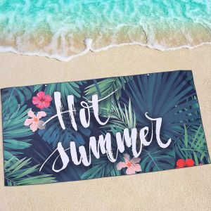 Serviette De Plage En Microfibre,S&eacute;chage Rapide -Portable Serviette De Voyage,Avec Sac De Transport,Serviette Sans Sable,Serviette Super Absorbante (160_X_80_Cm,J05) - Neuf